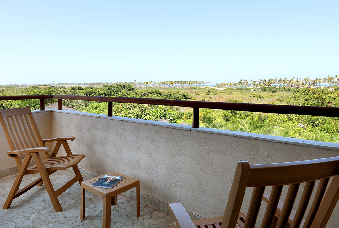 Varanda privativa da Connecting Suíte